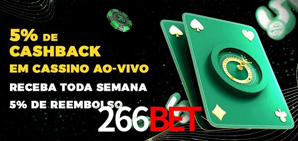 Promoções do cassino ao Vivo 266Bet